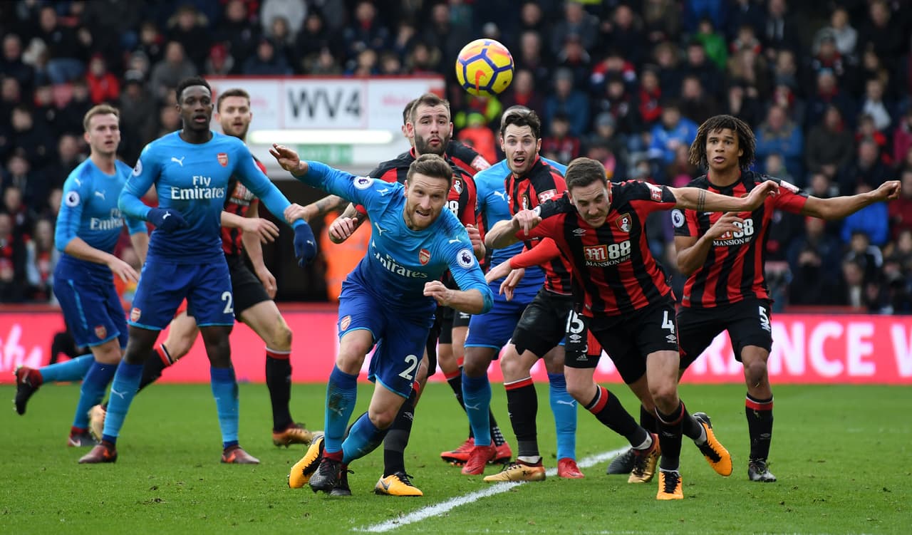 Sin Alexis Sánchez, Arsenal sufrió duro descalabro en su visita al Bournemouth