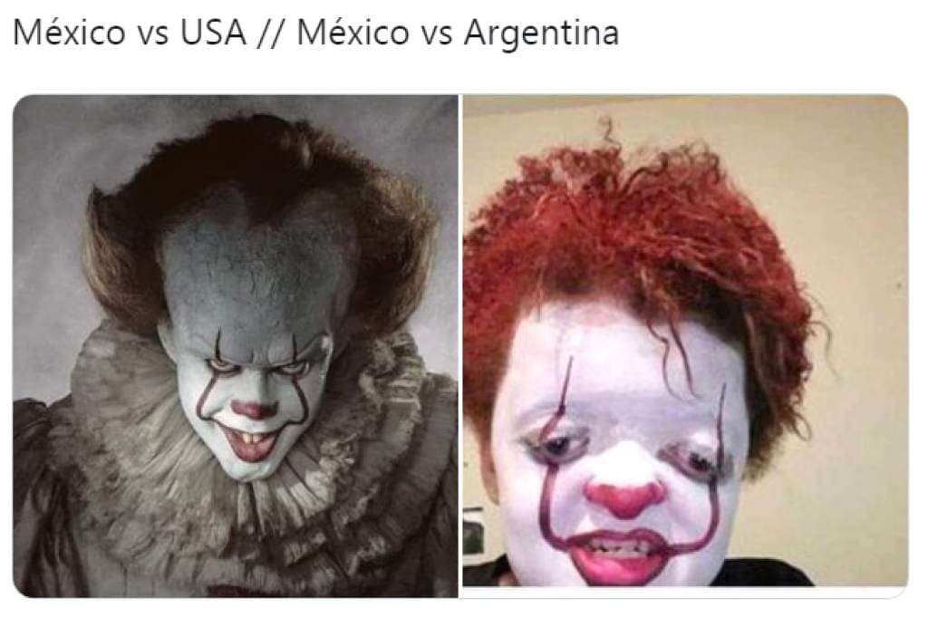 Argentina golea a México hasta en los memes. El Tri no metió ni las manos.