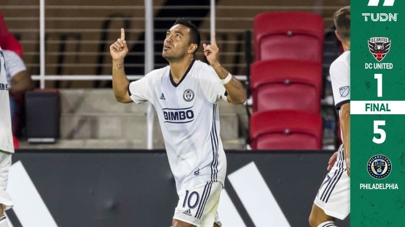 Doblete de Marco Fabián en goleada de Philadelphia Union