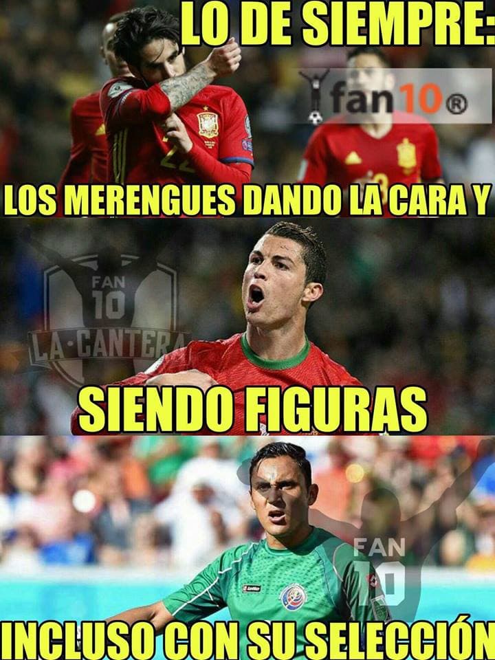 Keylor Navas, Memo Ochoa, Chicharito y el empate de último minuto son los protagonistas de los memes del empate entre Costa Rica y México