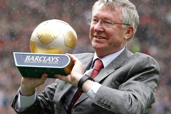 También destacó el trofeo de Sir Alex Ferguson como mejor técnico de la Premier.