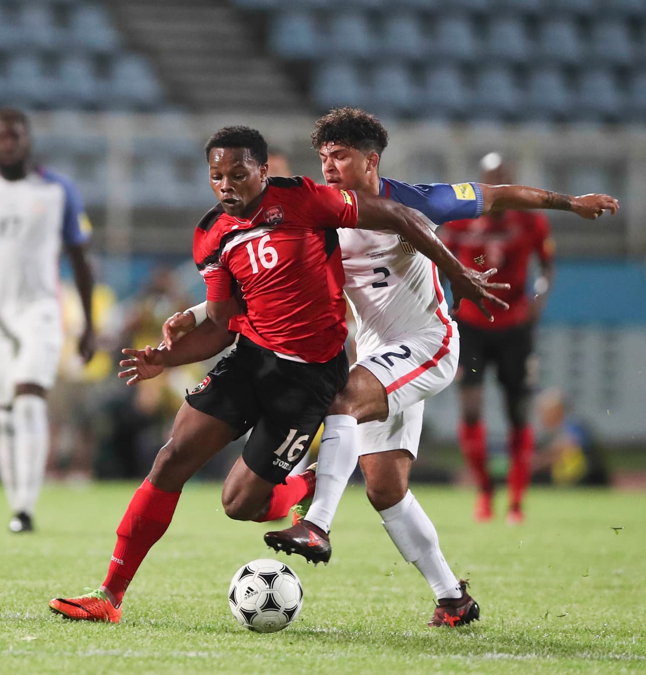 Pata Trinidad y Tobago, esta fue una eliminatoria sumamente floja. Varias jornadas antes de que finalizara el hexagonal habían perdido cualquier posibilidad matemática de meterse al repechaje.