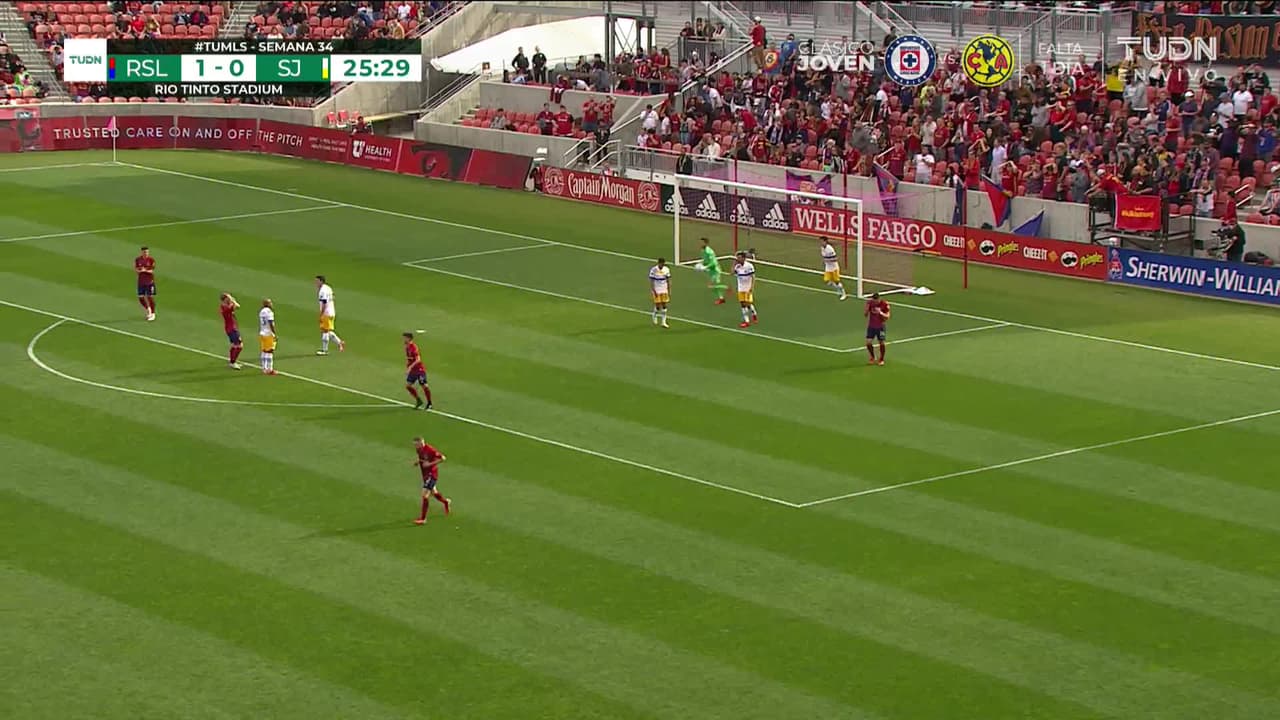 ¡TIRO ATAJADO! disparo por Rubio Rubín.