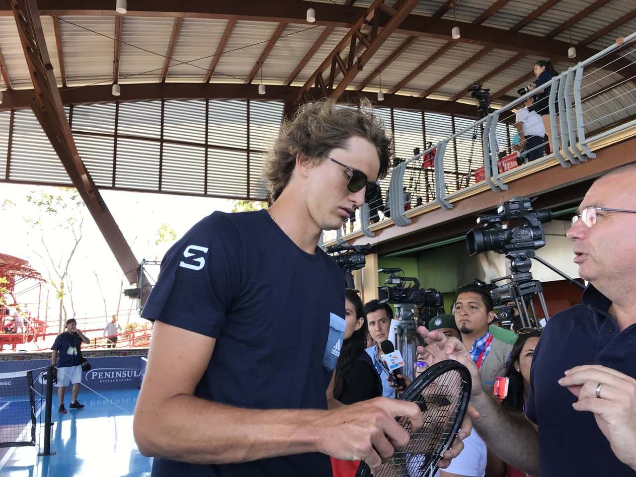 Zverev se está convirtiendo poco a poco en uno de los favoritos de la afición de Acapulco, cabe mencionar que estuvo presente también en 2018.