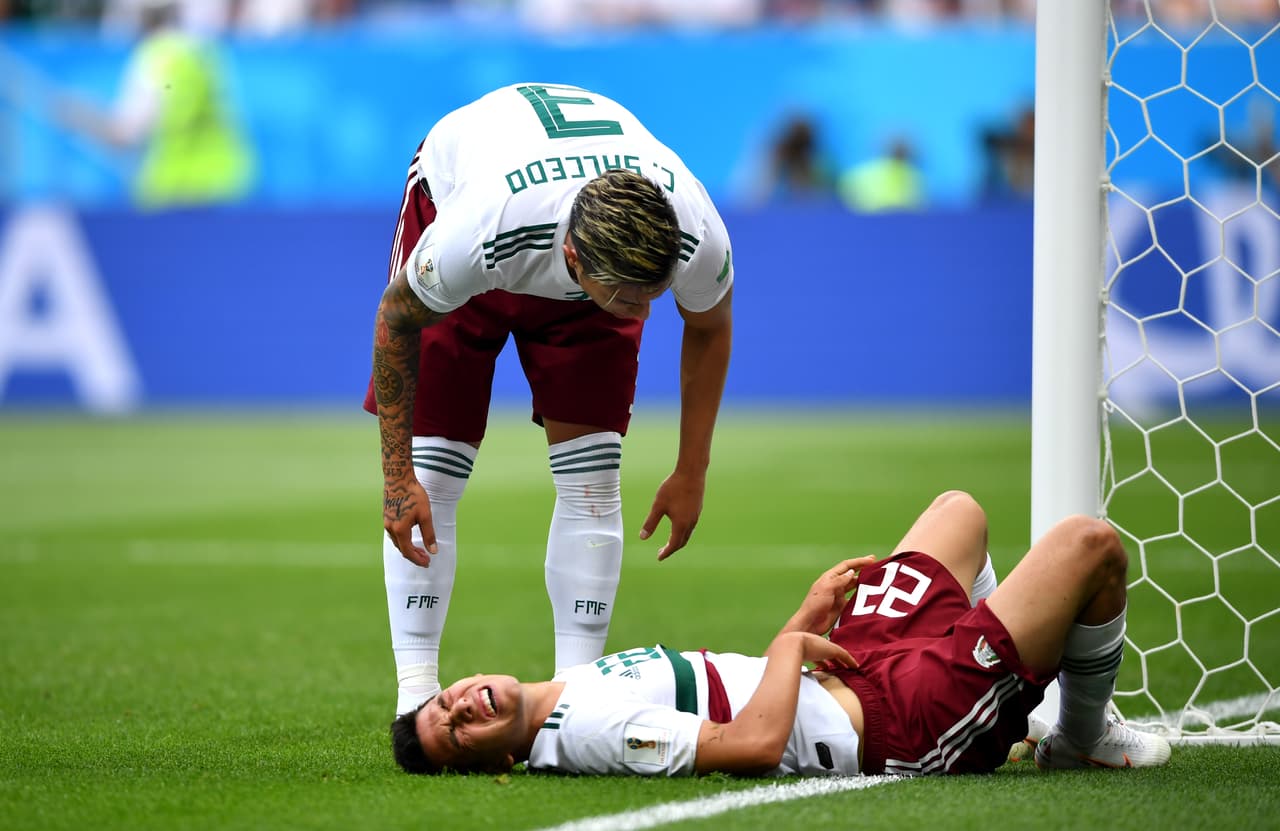 Lozano prendió las alarmas tras evitar la ocasión de gol más clara de Corea del Sur.