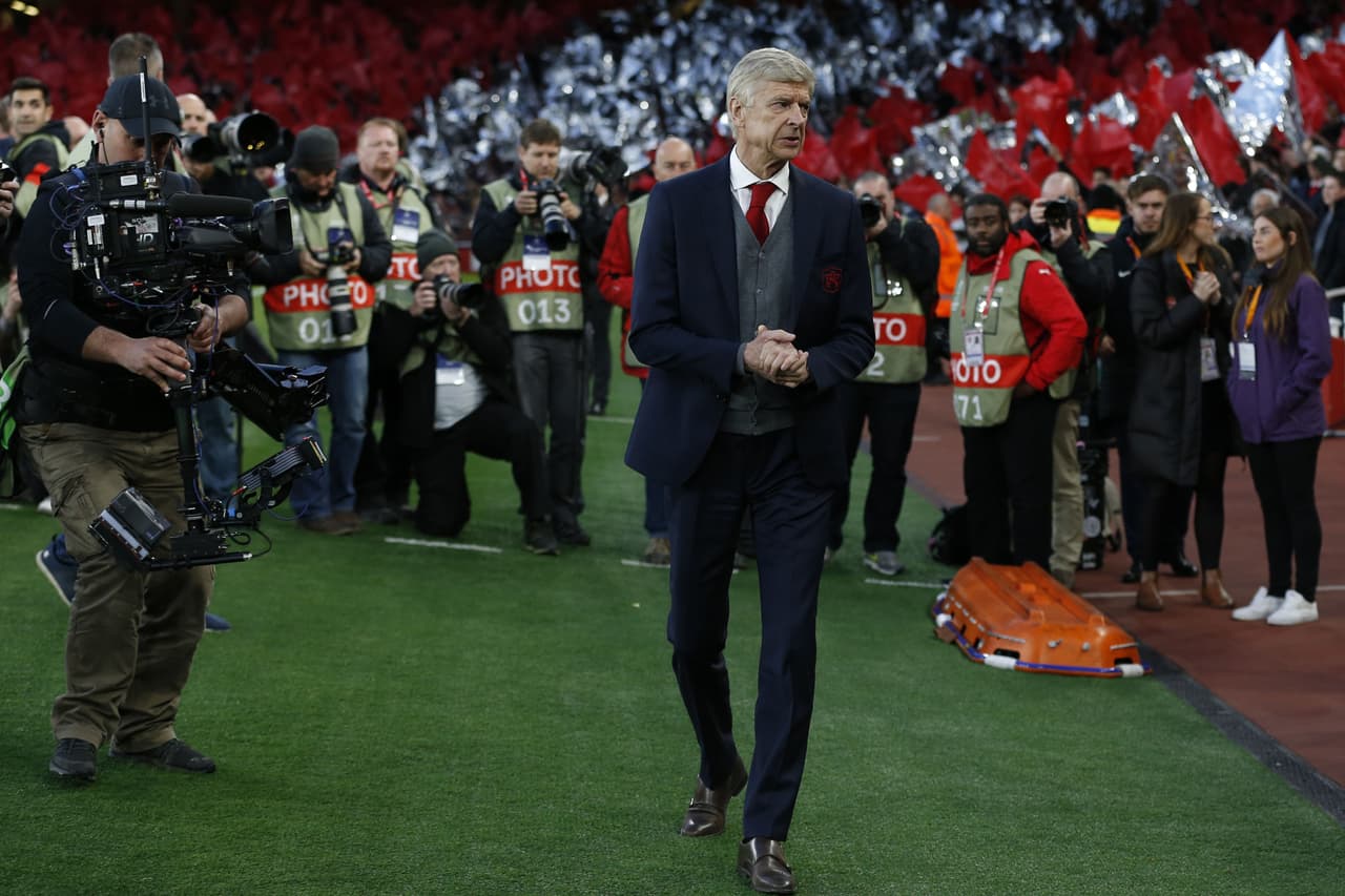 Este fue el último partido que dirigió Arsene Wenger con Arsenal a nivel internacional de local.