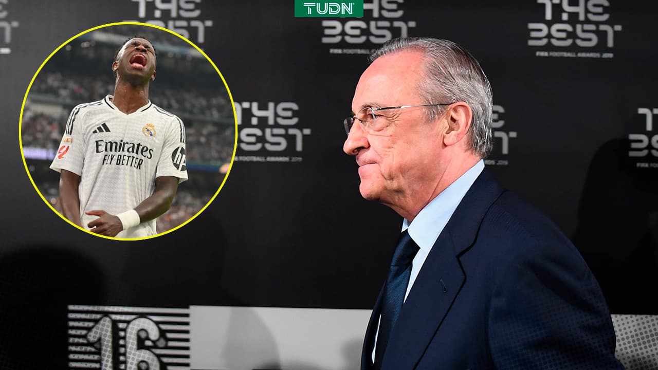 Florentino señala culpable de que Vinícius no ganara el Balón de Oro