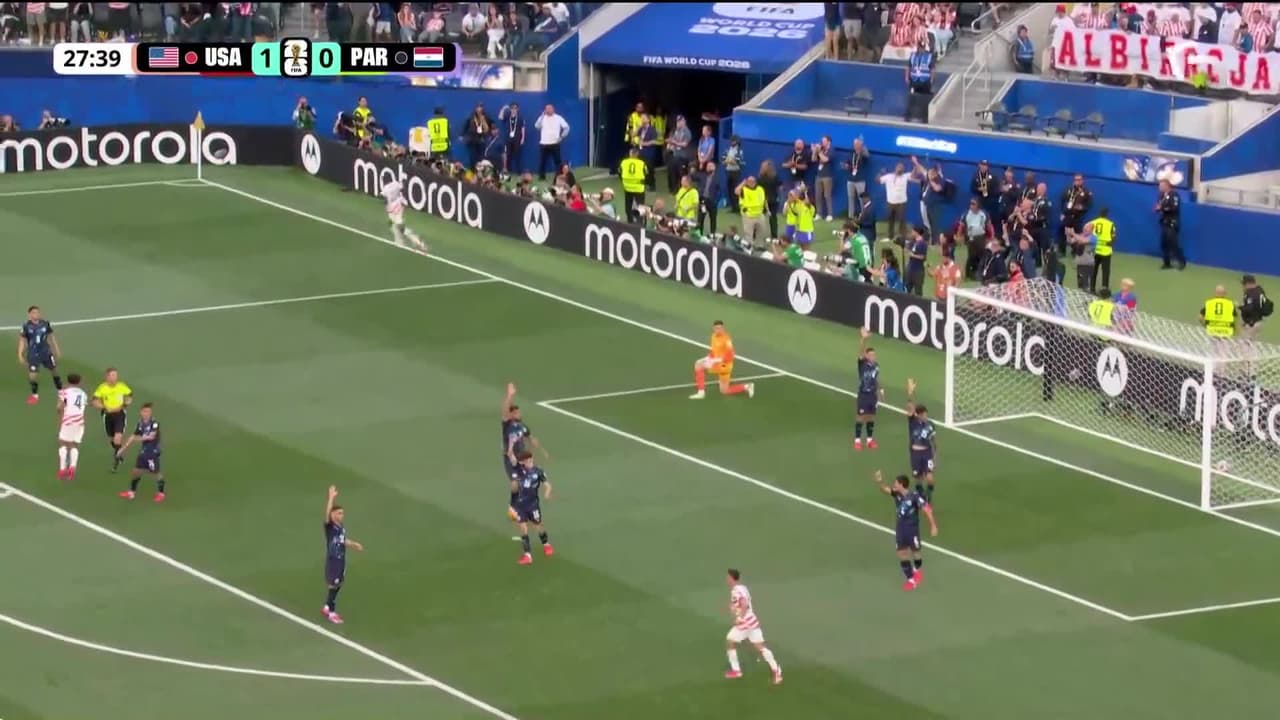 ¡Que siempre no! Le anulan el segundo gol a USA por fuera de juego y así reaccionan