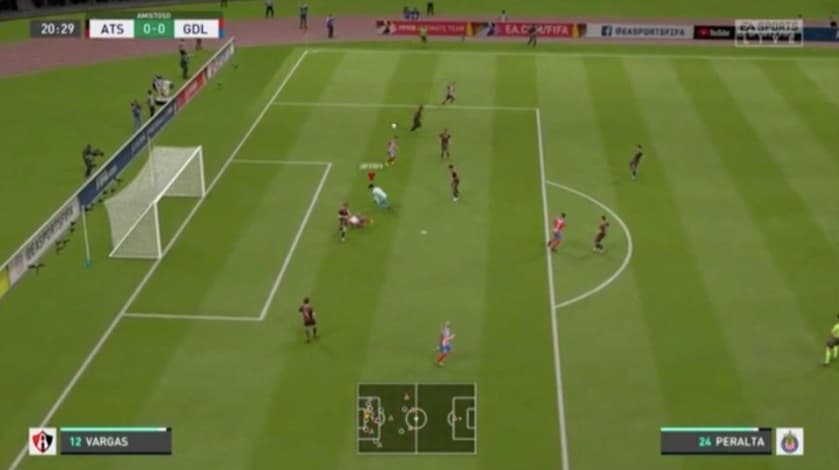 Fernando Beltrán se puso las ìlas en el segundo tiempo y consiguió el gol del empate para dividir los puntos.