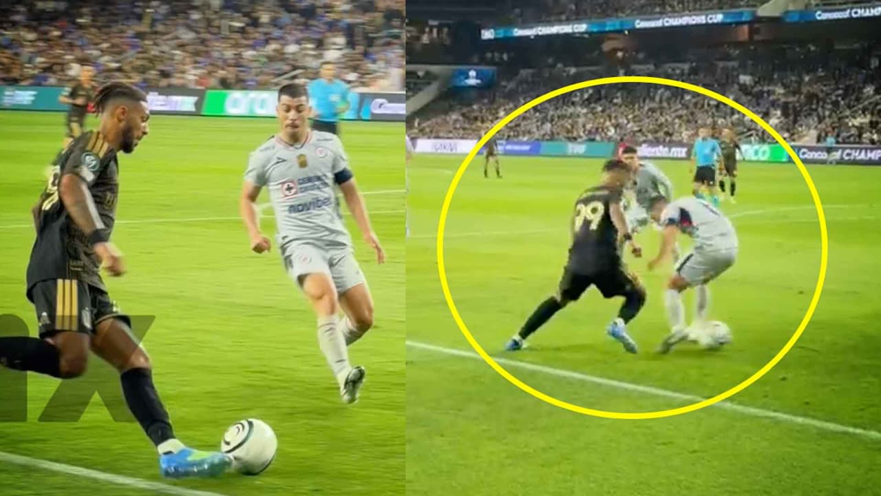 Concacaf Champions Cup: Denis Bouanga humilla a Erik Lira en pleno LAFC vs. Cruz Azul