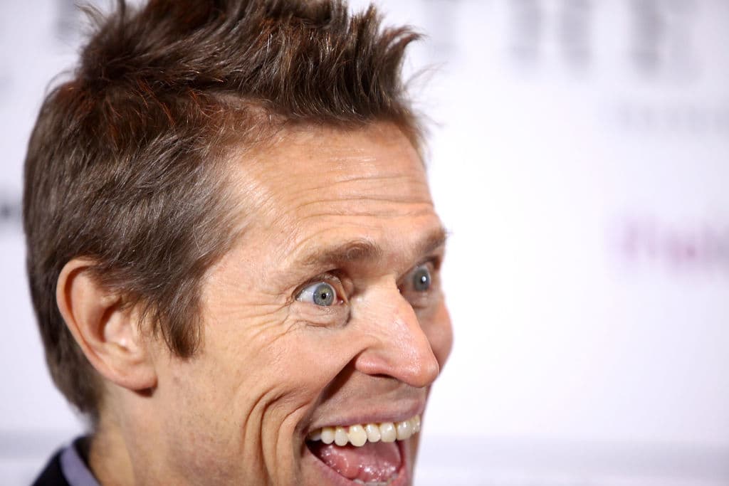 También le dice a la audiencia que, sí, ese es realmente Dafoe montando ese planeador.