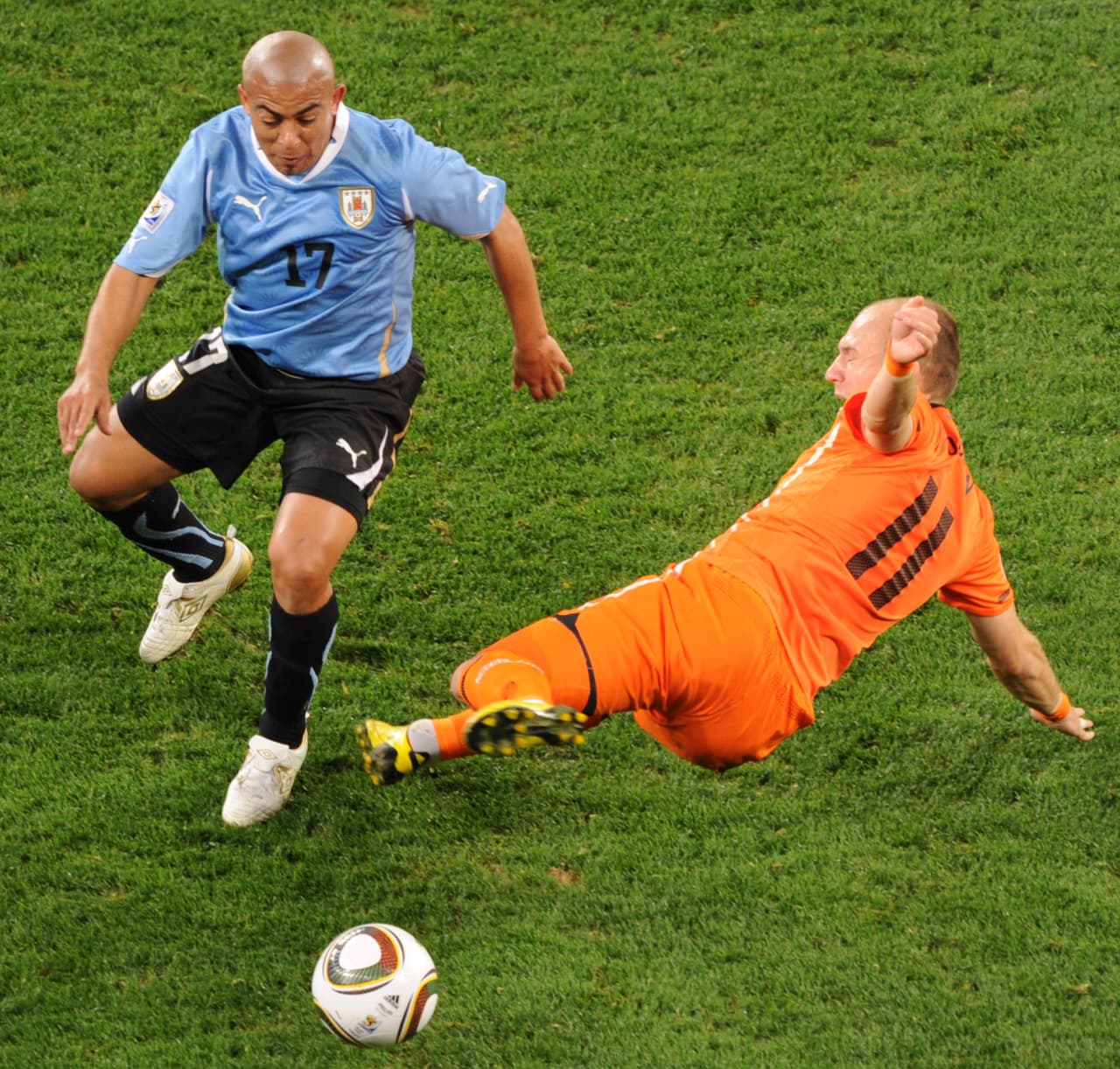 'La Celeste' alcanzó las semifinales, perdidas finalmente ante la Holanda llena de estrellas como Arjen Robben, Robin van Persie y Wesley Sneijder.