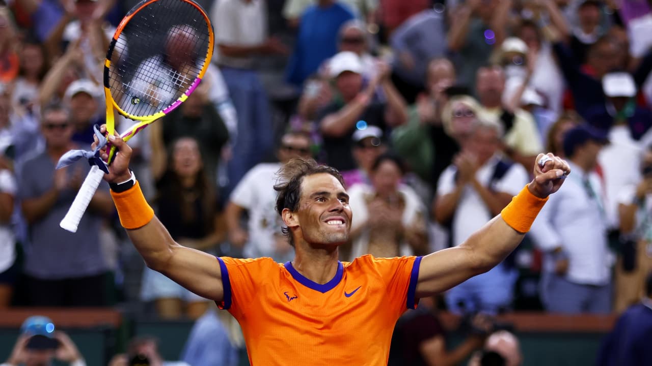 Son 20 y contando... Nadal chocara con Fritz en Final de Indian Wells