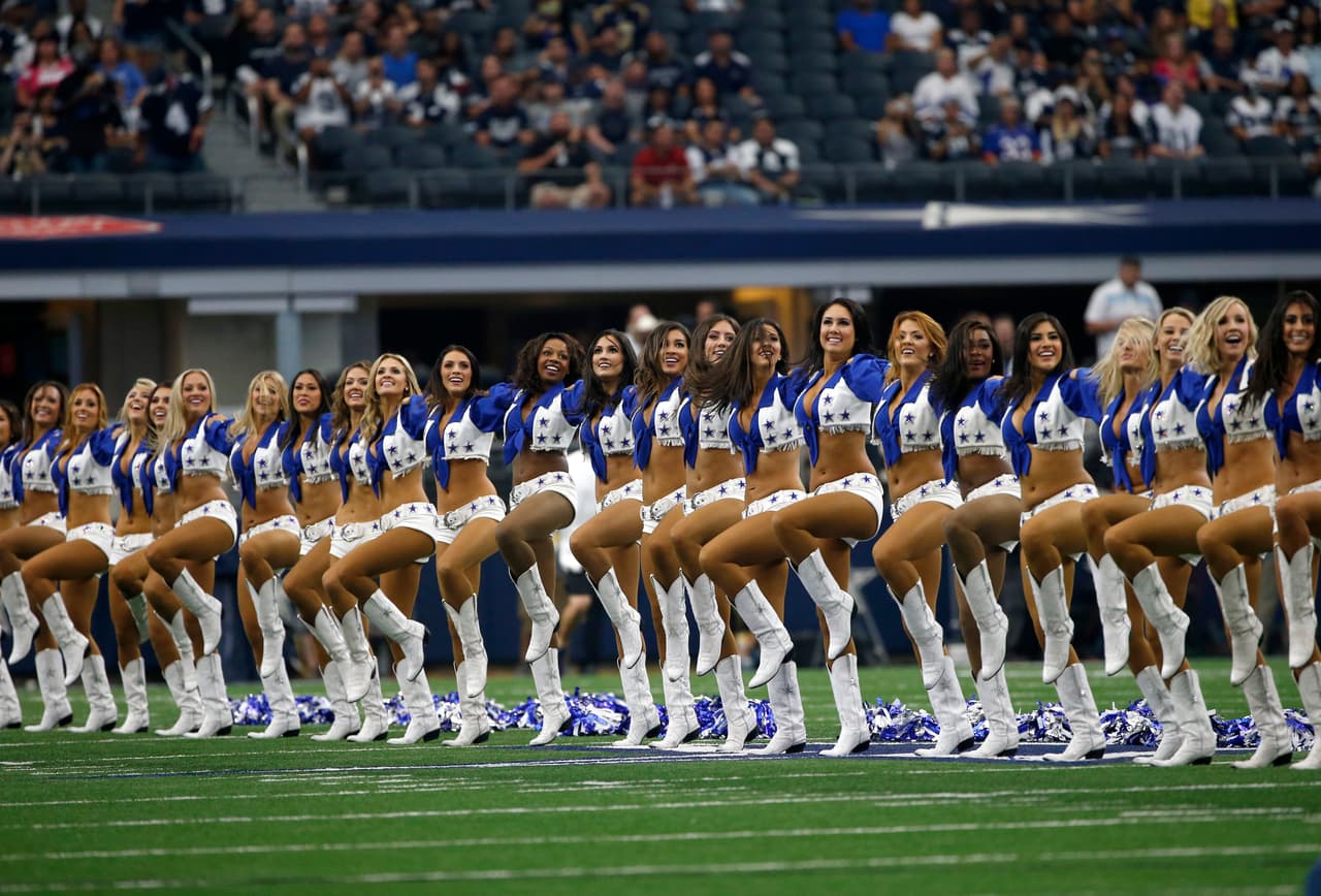 Las animadoras de los Vaqueros son las consentidas de la afición, pero las de Broncos, Patriots y Dolphins no se quedan atrás, ¿tú qué opinas?