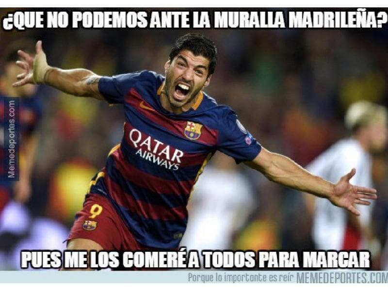Los fanáticos hicieron bromas tras la polémica victoria del Barça sobre el Atlético luego de que Fernando Torres anotara el gol rojiblanco para luego ser expulsado y dejara a su equipo con un hombre menos para que Luis Suárez se vistiera de héroe marcando dos goles en el Camp Nou.