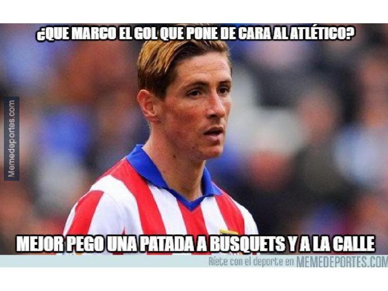 Los fanáticos hicieron bromas tras la polémica victoria del Barça sobre el Atlético luego de que Fernando Torres anotara el gol rojiblanco para luego ser expulsado y dejara a su equipo con un hombre menos para que Luis Suárez se vistiera de héroe marcando dos goles en el Camp Nou.