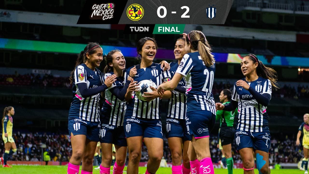 América Femenil 0-2 Rayadas: Goles, resultado y video