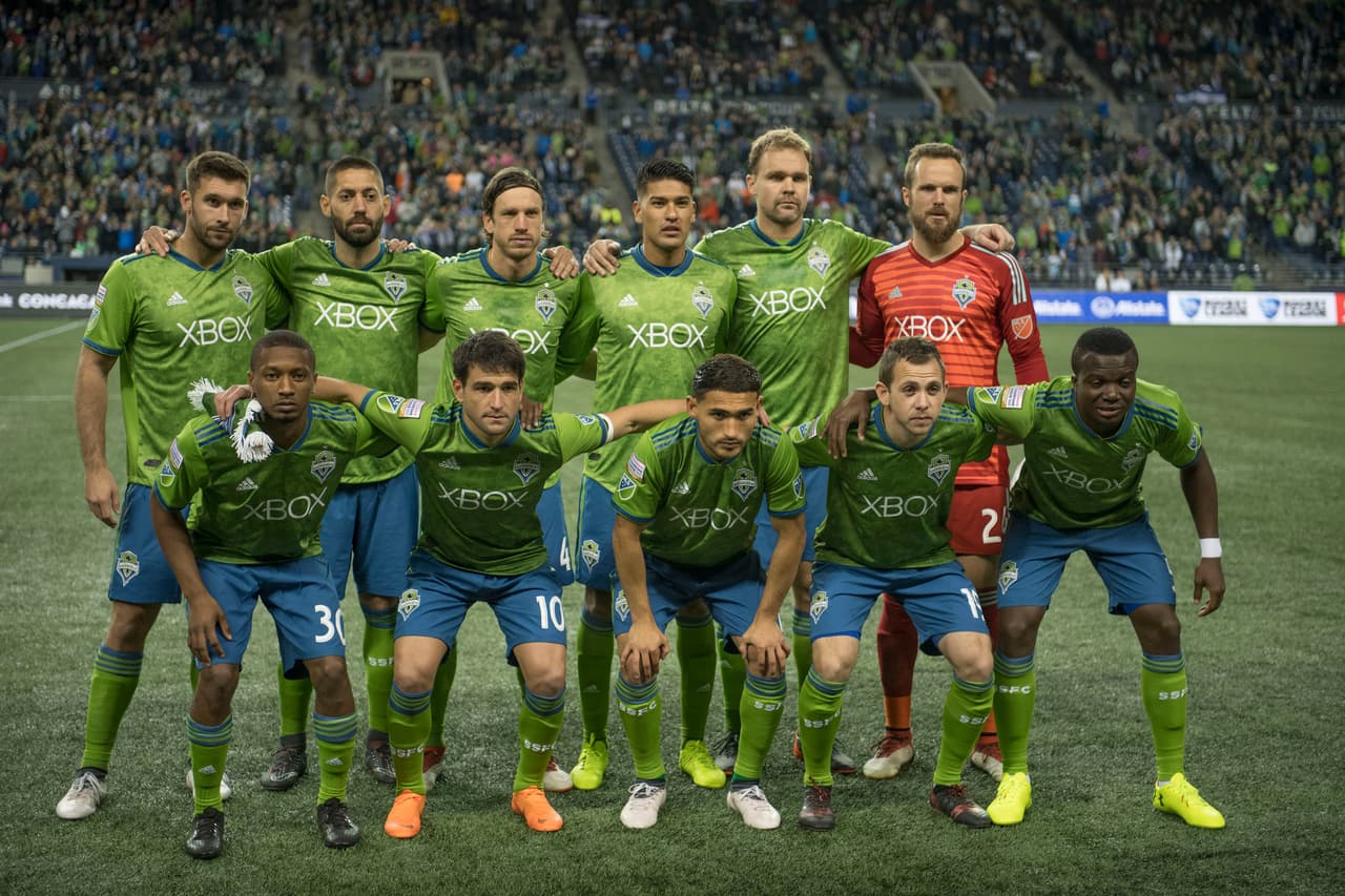 Los Seattle Sounders saltaron al campo con: Frei, McCrary, Marshall, Alfaro, Nouhou, Svensson, C. Roldan, Lodeiro, Dempsey, Shipp y Bruin.