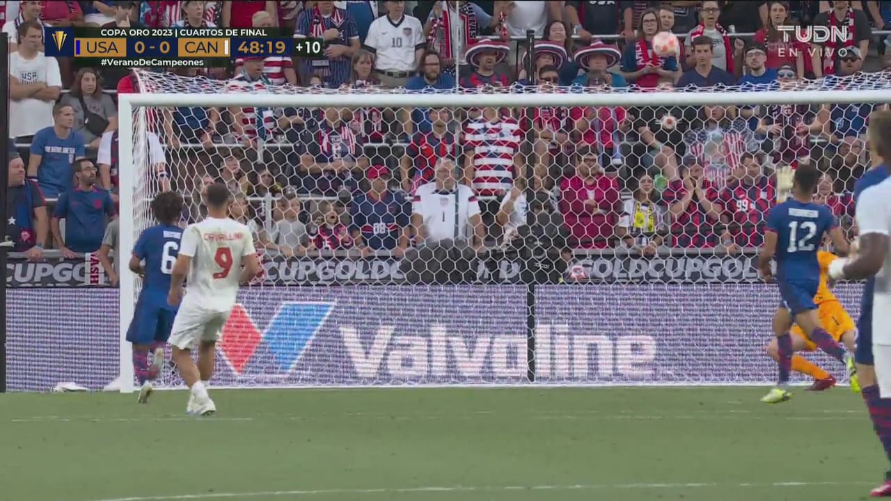 ¡Por poco era autogol del Team USA para Canadá!