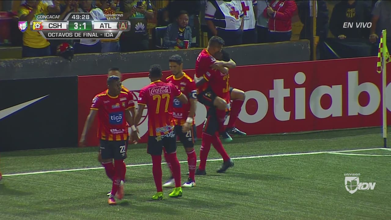 Herediano sigue en fuego y marca el 3-1 empezando el segundo tiempo