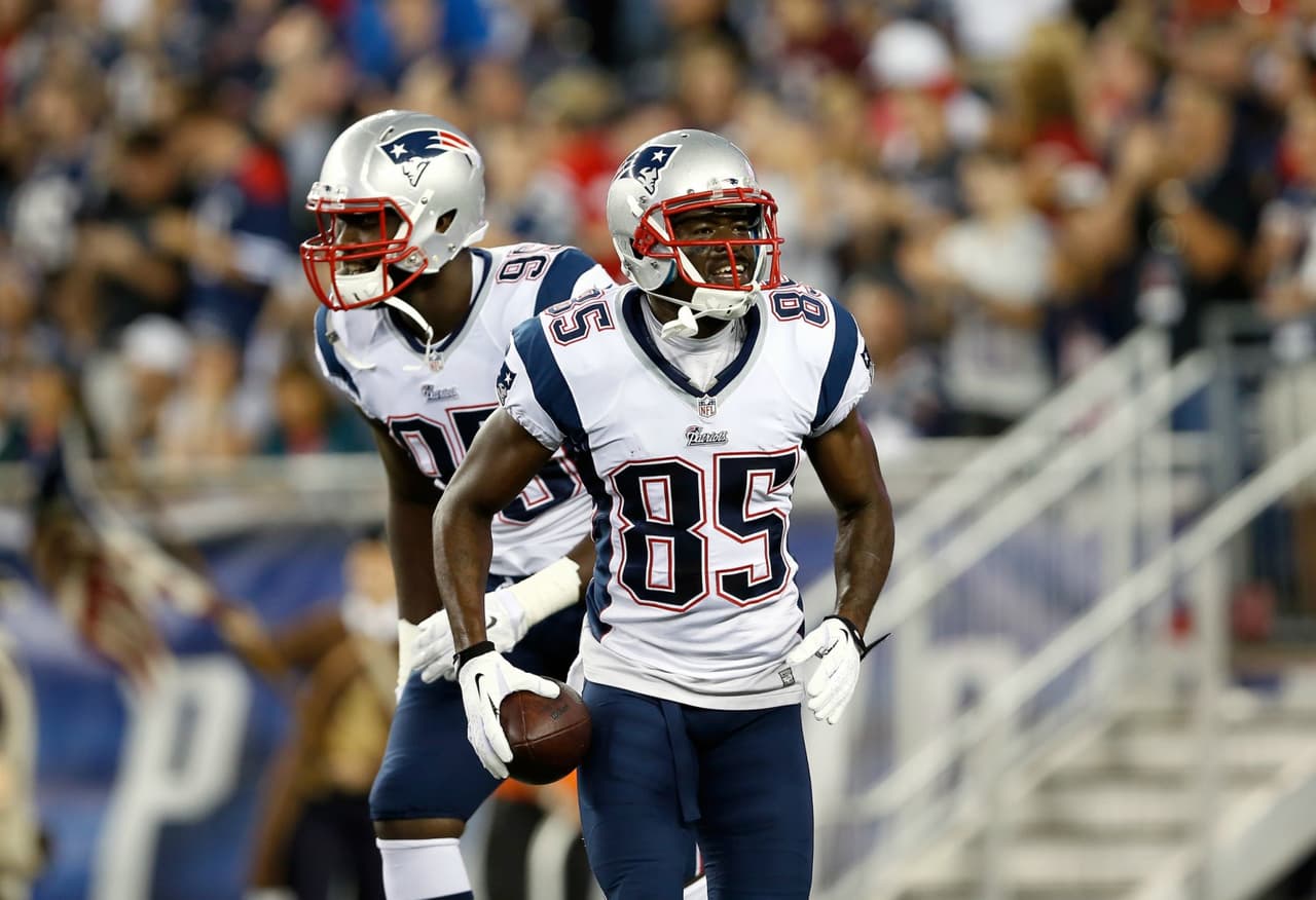 <b>Kenbrell Thompkins</b> fue reclutado por New England en 2013, pero apenas iniciada la siguiente temporada, se fue a Oakland. Tuvo números discretos con los Patriots, con apenas 38 recepciones para 519 yardas.