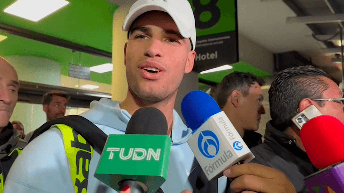 Alcaraz, ilusionado de jugar en Ciudad de México: "Sitio emblemático"