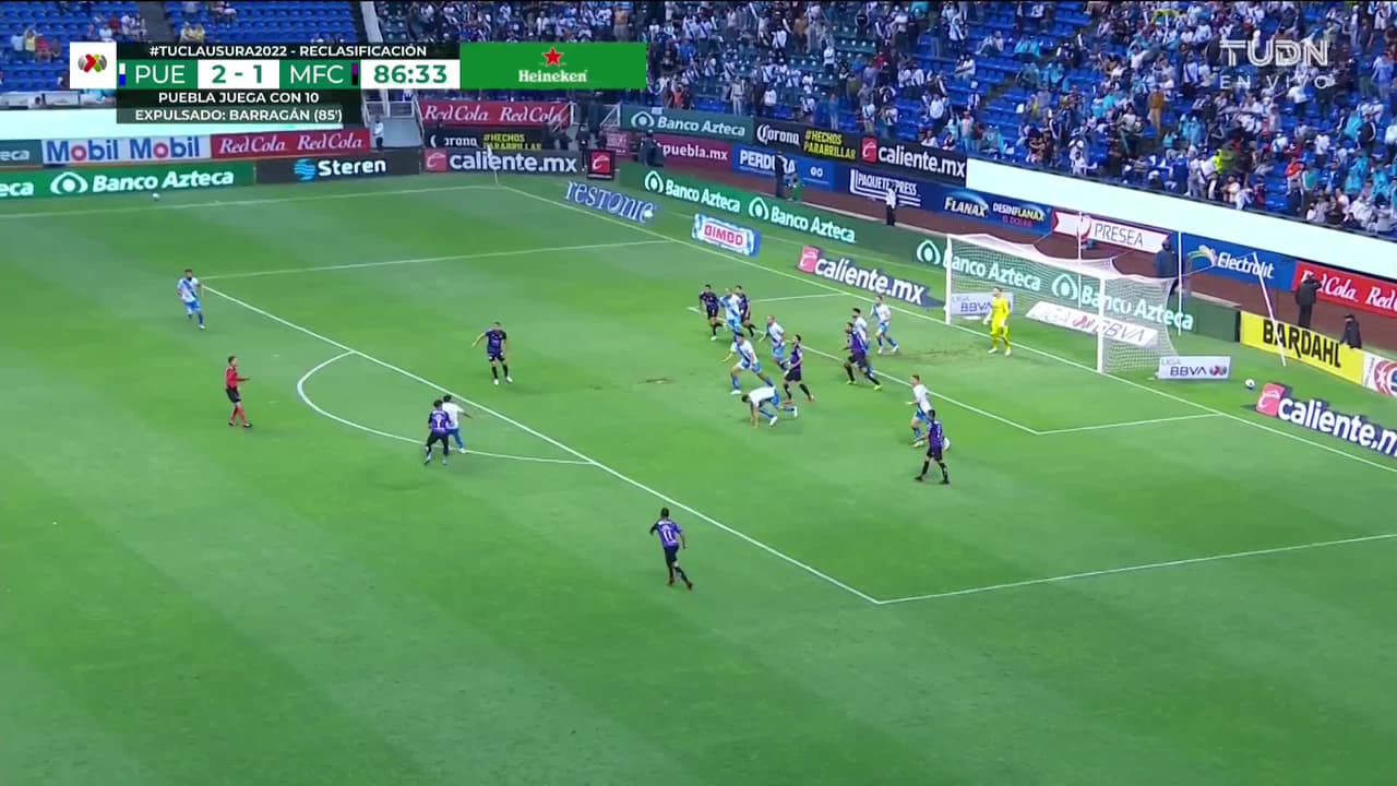 ¡TIRO ATAJADO! disparo por Jefferson Intriago.