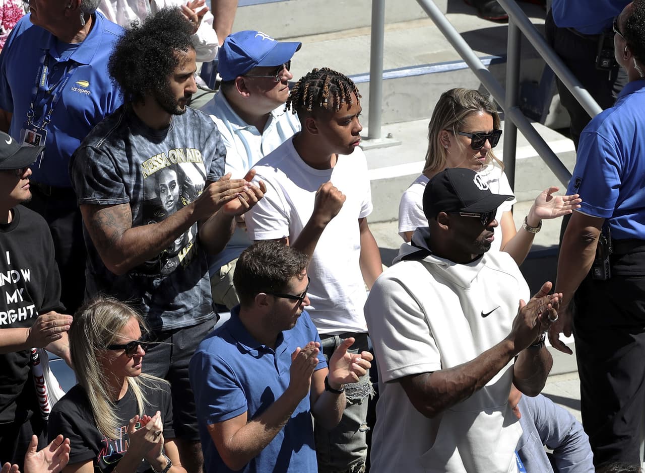 Kobe y Kaepernick apoyan a Osaka en el US Open