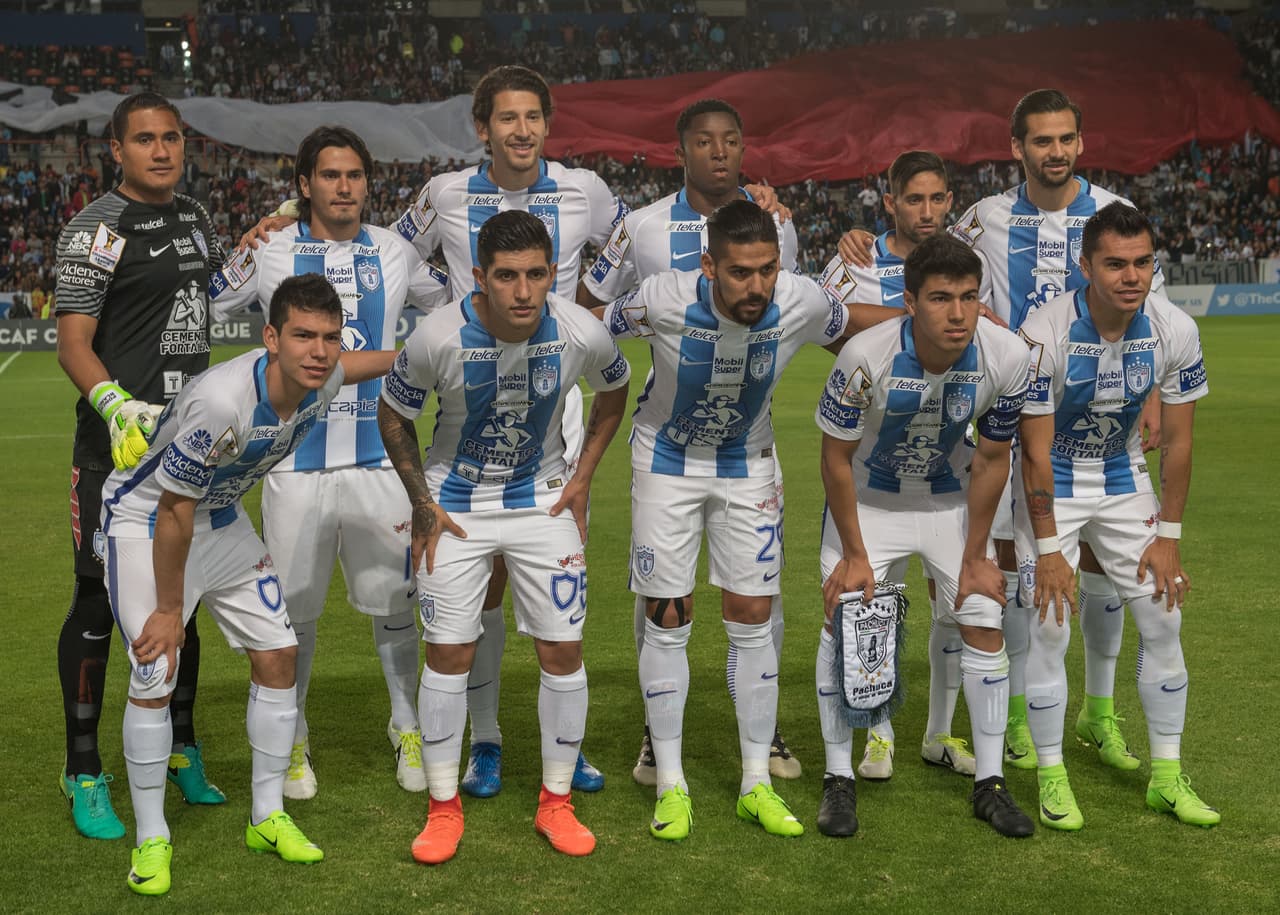 En Pachuca formaron Alfonso Blanco; Raúl López, Omar González, Oscar Murillo, Emmanuel García; Víctor Guzmán (salió por Francisco Figueroa al m.77), Jorge Hernández (salió por Erick Aguirre al m.75), Erick Gutiérrez, Jonathan Urretavizcaya; Hirving Lozano, Franco Jara (salió por Braian Rodríguez al m.74).