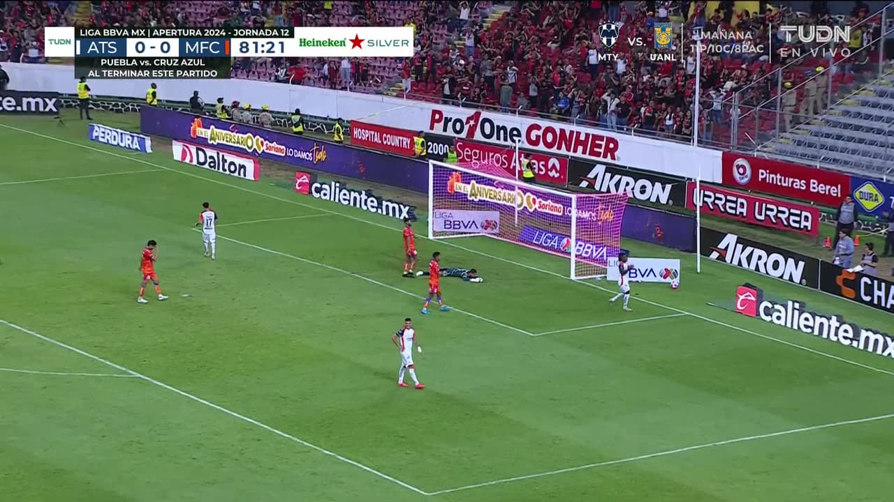 ¡TIRO ATAJADO! disparo por Mateo García.