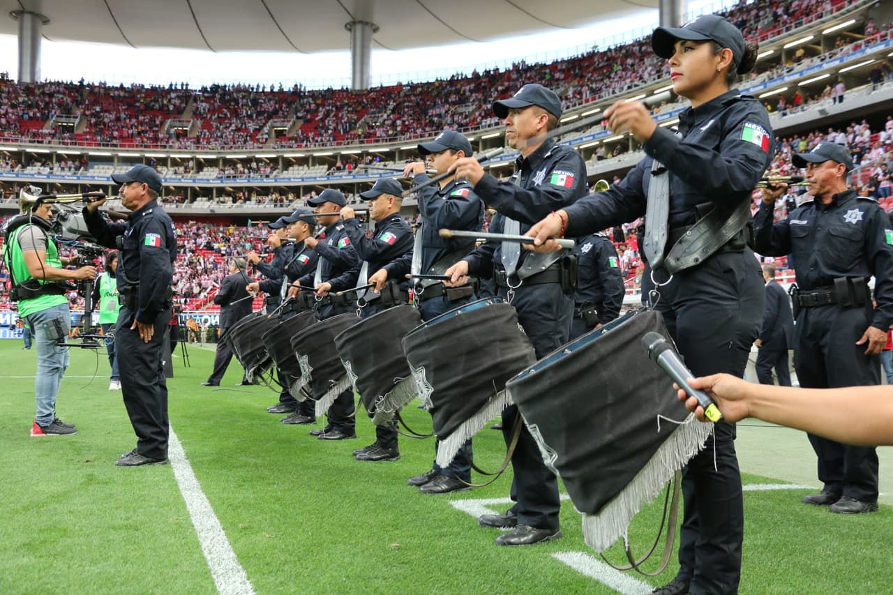El protocolo a la altura del Clásico Nacional, esta vez por la Jornada 11 del 
<a href="https://www.univision.com/deportes/futbol/liga-mx">Clausura 2019</a>.
