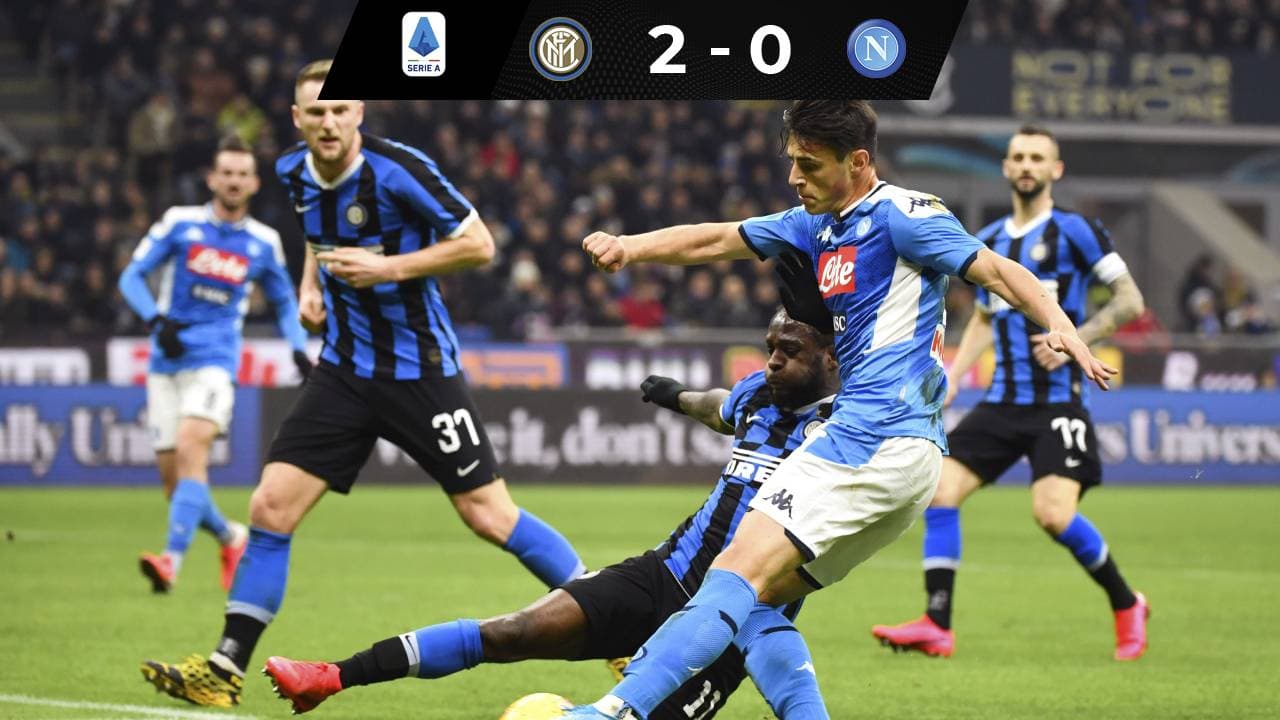 Inter supera a Napoli; Chucky jugó 15 minutos