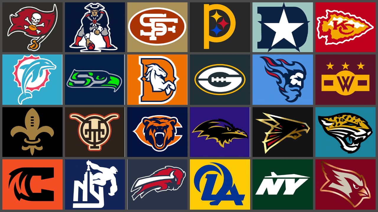 Mark Crosby, diseñador, se encargó de rediseñar el logotipo y los uniformes de los 32 equipos de la NFL ¿Qué les parece?