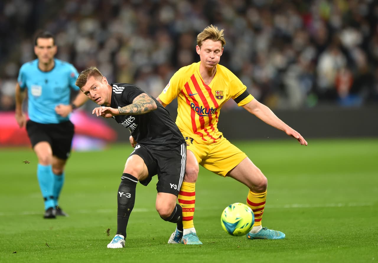 Kroos reveló que recibió puntos de sutura por la entrada de Aubameyang