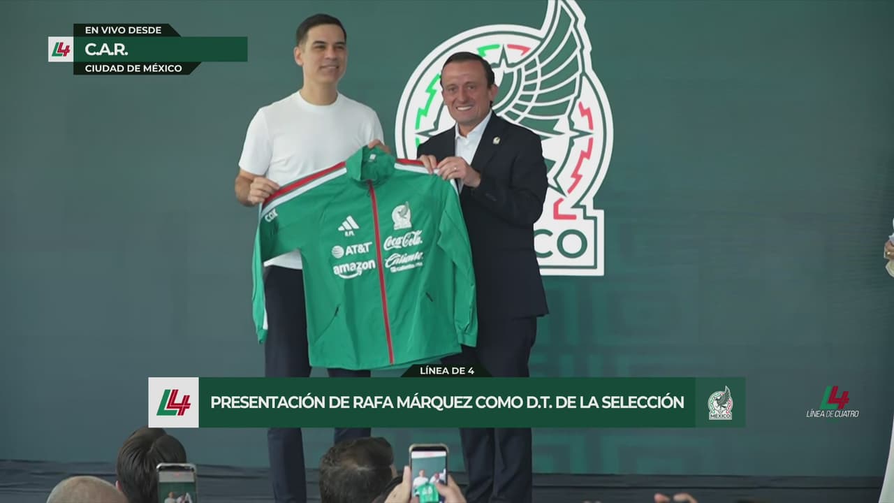 ¡Bienvenido Rafa Márquez! Así lo presentaron com técnico de México