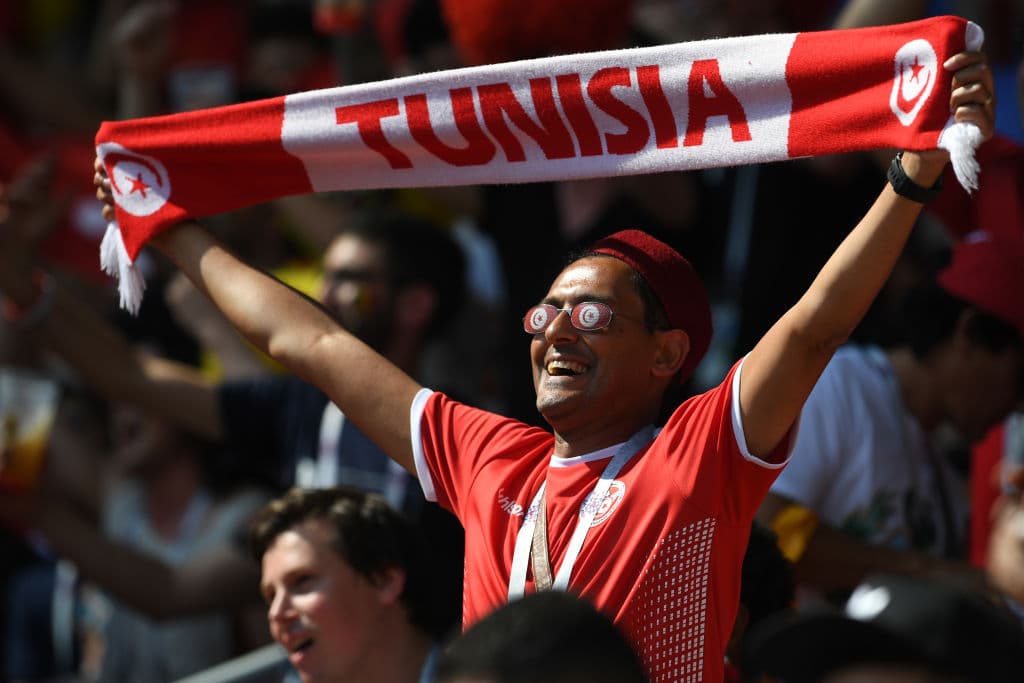 El color de los hinchas de Bélgica y Túnez fue parte de la fiesta de ambos países en su segunda salida en partido del grupo G del Mundial de Rusia 2018.
