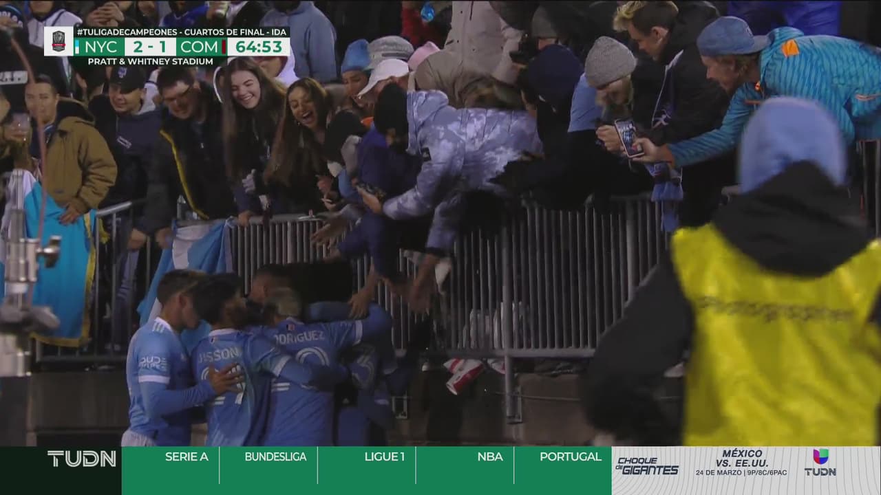 ¡Pequeño golazo! Maxi Moralez la prende de aire para el 2-1 de NYCFC