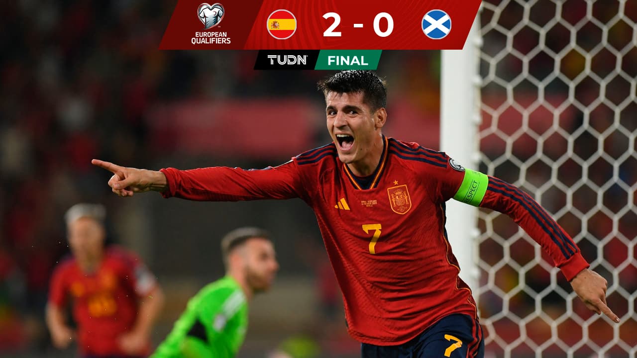 España gana vital partido rumbo a la Euro 2024 sobre Escocia