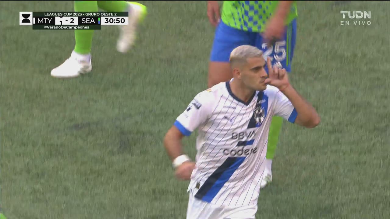 ¡Llegó el Monterrey! Berterame pone el 1-2 ante el Sounders