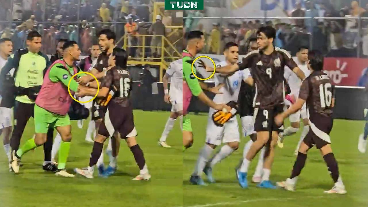 Así defendió Raúl Jiménez a Lainez en conato de bronca ante Honduras