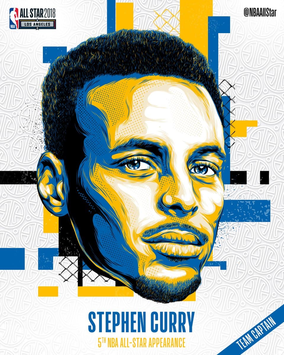 Conferencia del Oeste: 1- Stephen Curry (2,379,494 votos de los fans)