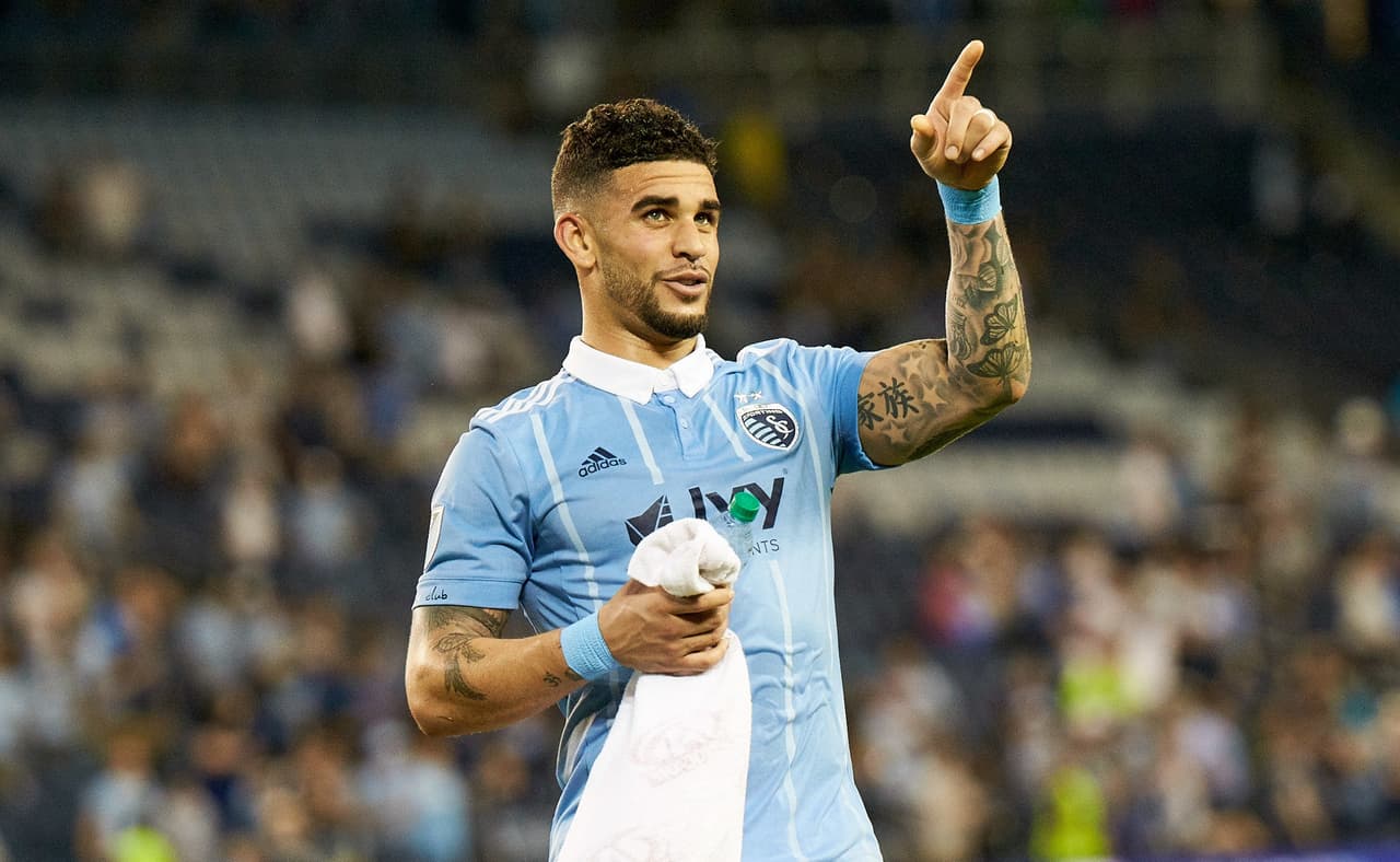 El goleador inglés Dom Dwyer destaca cada fin de semana en Sporting Kansas City. El delantero acaba de conseguir la ciudadanía estadounidense y forma una de las parejas más estelares del ámbito de la MLS al estar casado con la futbolista Sydney Leroux, que el año pasado dio a luz a Cassius, el primer hijo del matrimonio. (USA Today Images)