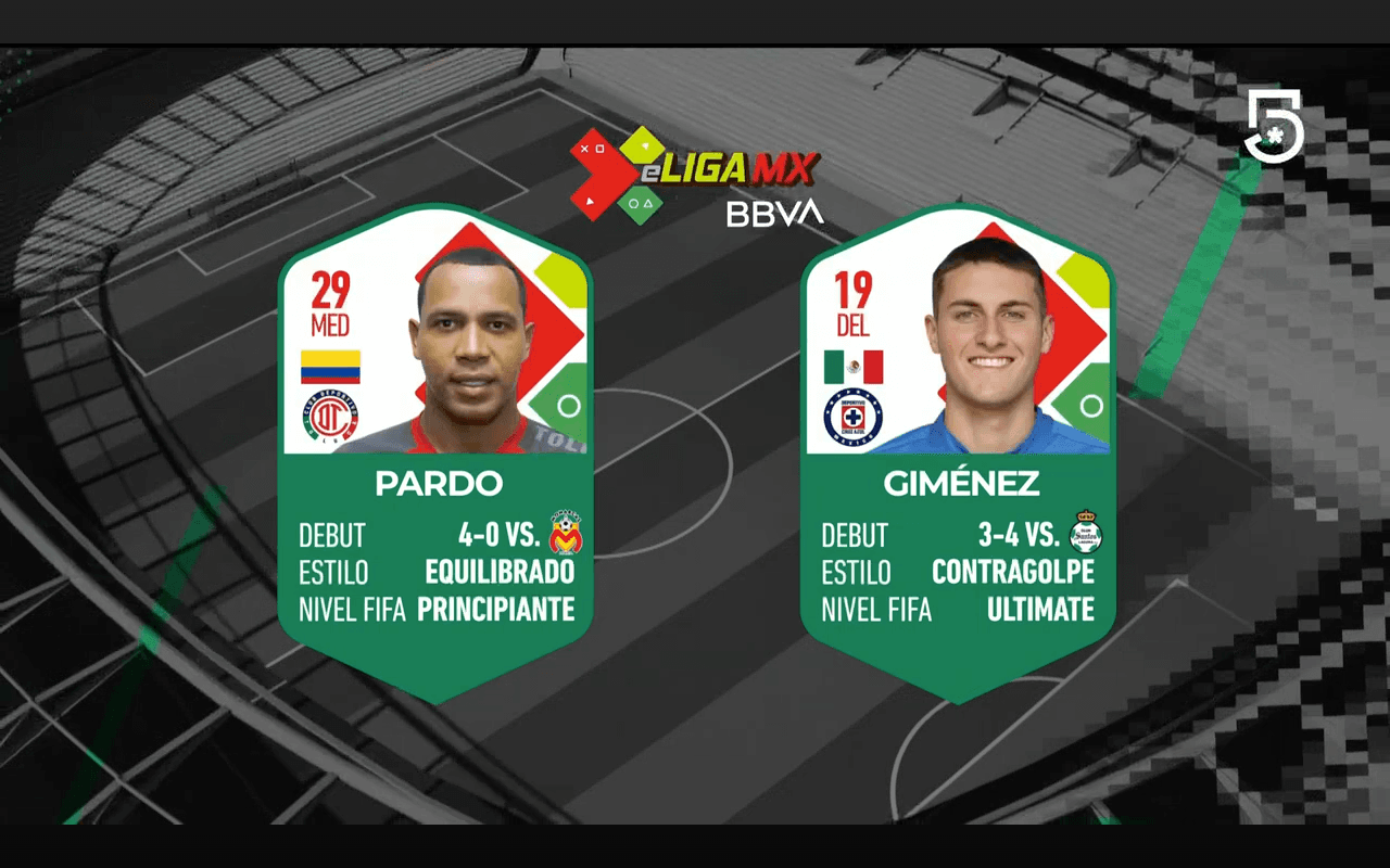 Santi Giménez cayó ante 'Pipe' Pardo y el Toluca sumó de tres al ganar 3-1; Cruz Azul no sabe lo que es ganar en el torneo virtual de la eLiga MX.