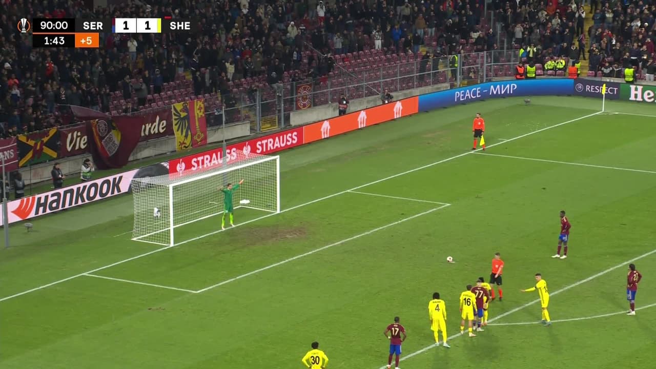 ¡GOL!  anota para Servette. Chris Bedia