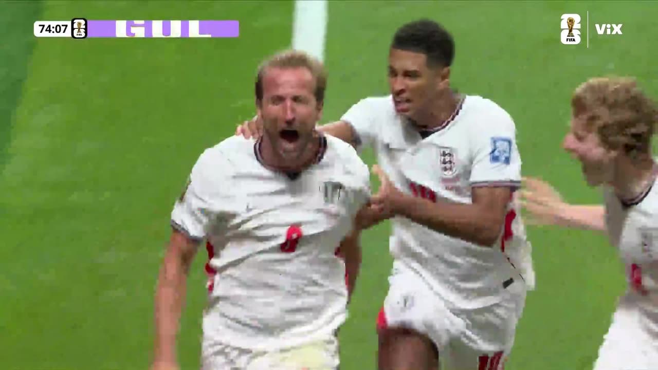 ¡Gol de Inglaterra! Harry Kane de cabeza logra vencer a Mpasi para el 1-1