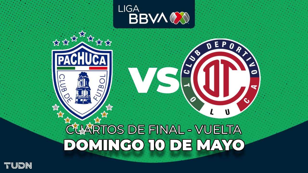 Pachuca vs. Toluca: Dónde ver la Vuelta de Cuartos de Final de la Liguilla Clausura 2026