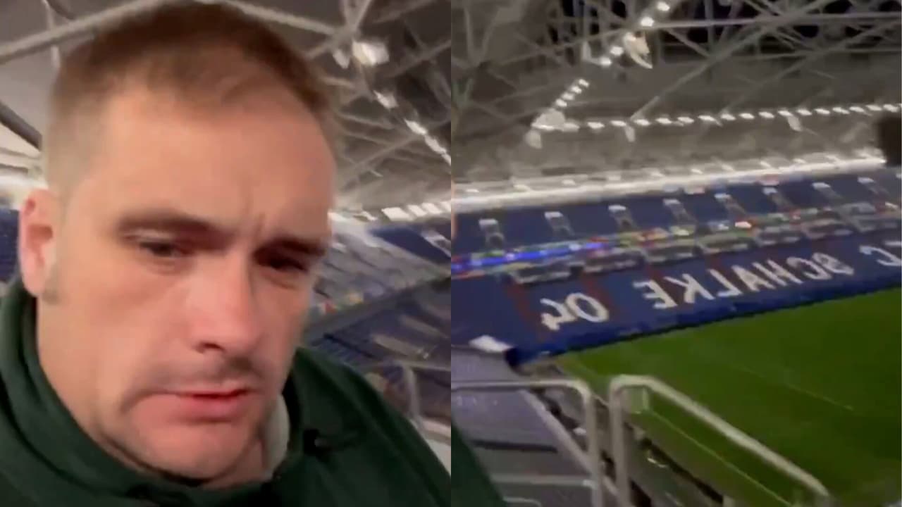 Aficionado de Inglaterra duerme en estadio de la Eurocopa y despierta en la madrugada