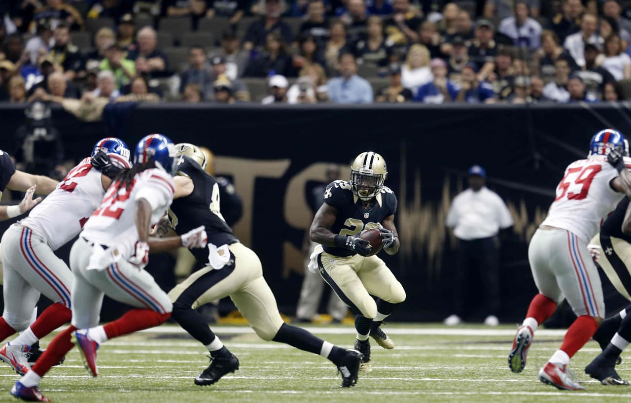 Los New Orleans Saints vencieron 52-49 a los New York Giants en partido de ofensivas explosivas.