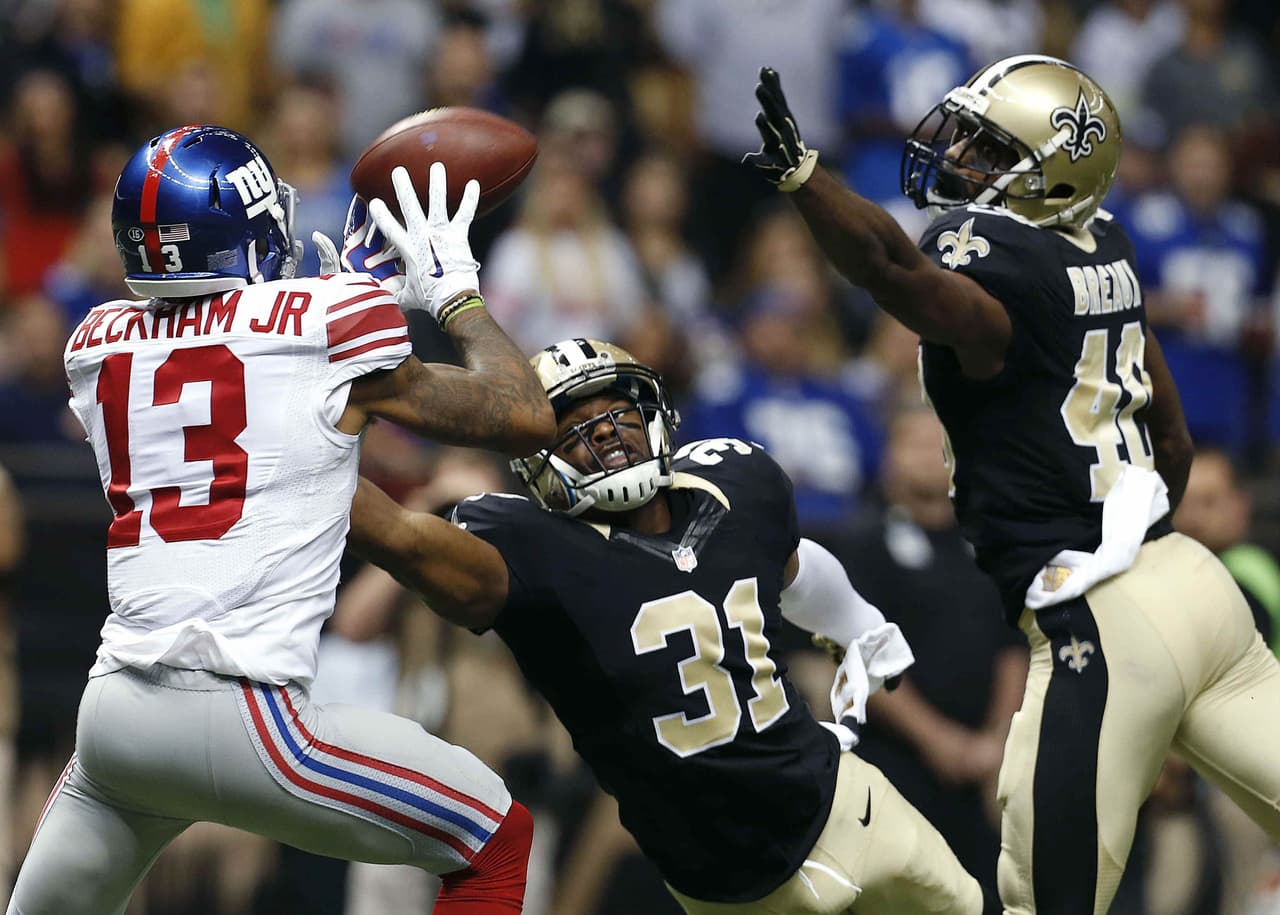 Los New Orleans Saints vencieron 52-49 a los New York Giants en partido de ofensivas explosivas.