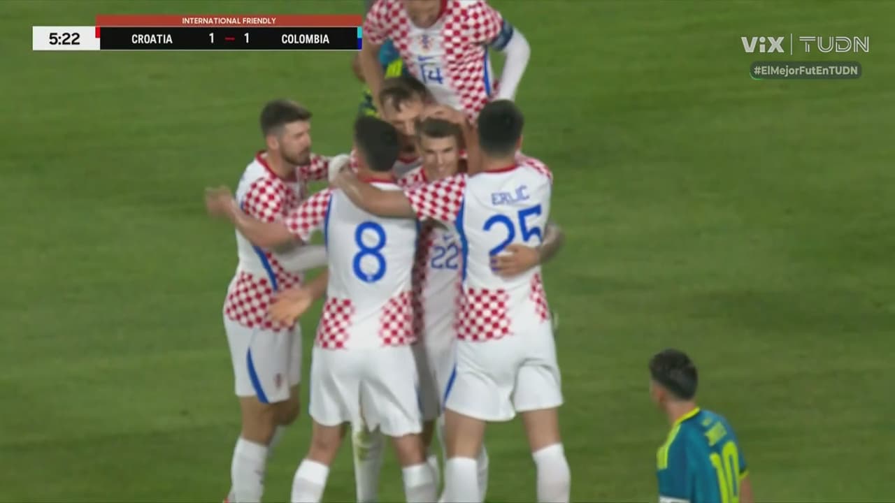 ¡Zurdazo de Vuskovic! Croacia lo empata